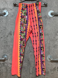 80s iguana pattern pants