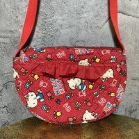 hello kitty cat small handbag shoulder bag baby kids red