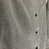glitter long sleeve shirt silver