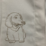 dog long sleeve shirt doggy doggo kunio sato collection beige white