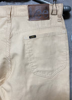 lee fit for extra comfort flare corduroy pants boots cut edwin cream white