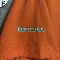 cyber logo printed T-shirt O'Neill orange