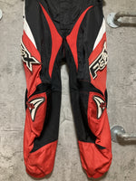 FOX racing pants 180 motocross red black