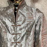 China style coat silver
