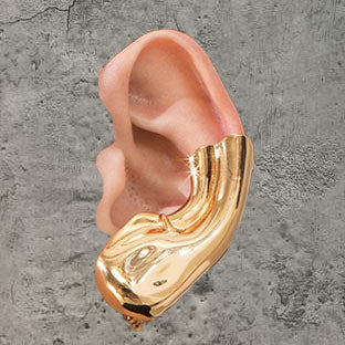 gold earcuff