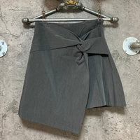 skirt style pants gray