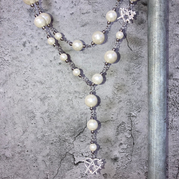 pearl bijou necklace