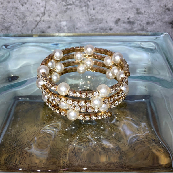 4roll pearl bracelet
