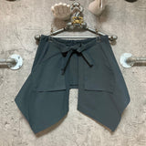 hakama wrap pants gray