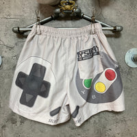 game controller short pants gray