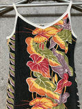heart of hawaii anthurium printed dress
