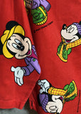 Mickey Mouse kids red pajama two piece set