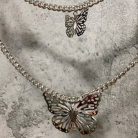 butterfly wallet chain belt
