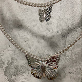 butterfly wallet chain belt