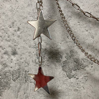 star wallet chain belt silver