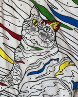cat coloring book robe