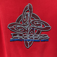 piko logo printed sweatshirt red