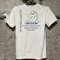 elementary education T-shirt vision mission white