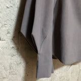 puff sleeve blouse gray