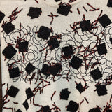 virus knit tops beige black red