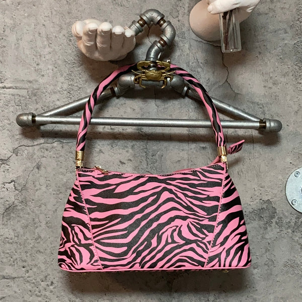 pink zebra handbag