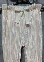 pleated velvet flare pants high waist lilLilly white