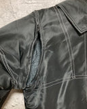 transformable nylon jacket unique design black