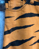 tiger skinny pants RNA slang orange black