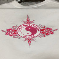 T&C surf T-shirt pink hibiscus