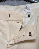 Yoko Ono designed see-through trousers white