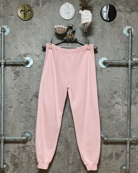 pale pink sweatpants