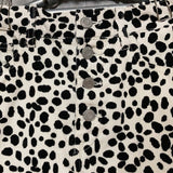 dalmatian pattern skirt