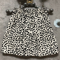 dalmatian pattern skirt