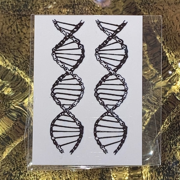 DNA tattoo sticker
