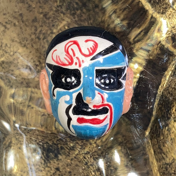 Chinese Beijing opera face mask brooch pin