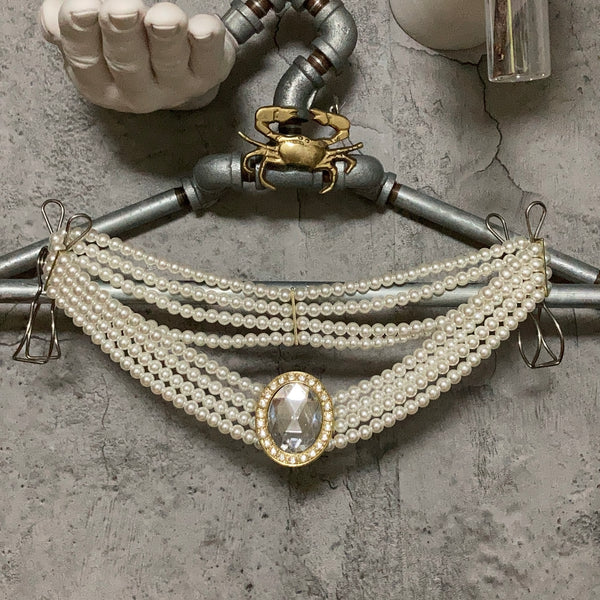 pearl bijou stretch belt
