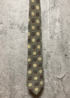 Giorgio Armani Cravatte gray circle tie