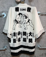 Japanese SUMO happi robe white