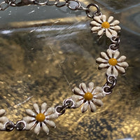 daisy flower bracelet