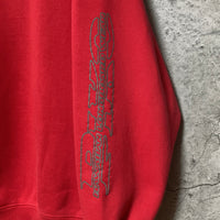 piko logo printed sweatshirt red