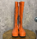 long boots orange
