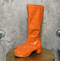 long boots orange
