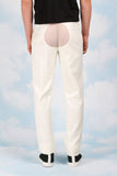 Yoko Ono designed see-through trousers white