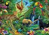 tropical paradise shirt parrots tiger fly jungle