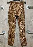 wrangler leopard printed soft velvet pants high waisted cheetah orange yellow brown