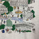 illustrated Map of Boston T-shirt doodle