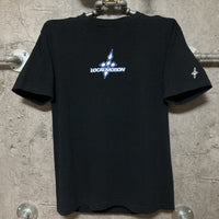 surfboard printed T shirt local motion hawaii black blue