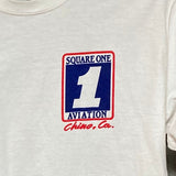 square one P-51 Mustang Man O'War printed t-shirt