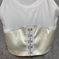 corset style top white
