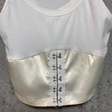 corset style top white